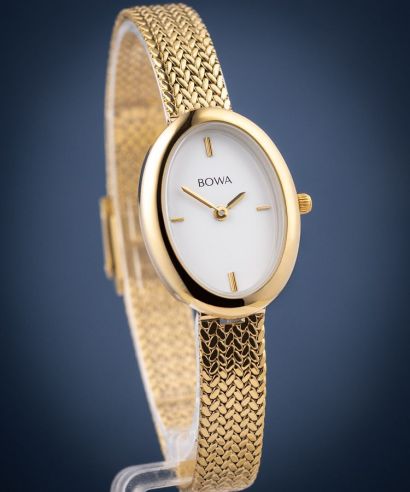 Hodinky dámské BOWA Oslo White-Gold Mesh 23