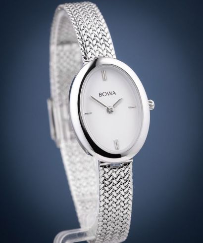 Hodinky dámské BOWA Oslo White-Silver Mesh 23