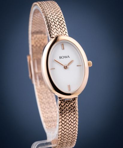 Hodinky dámské BOWA Oslo White Rose-Gold Mesh 23