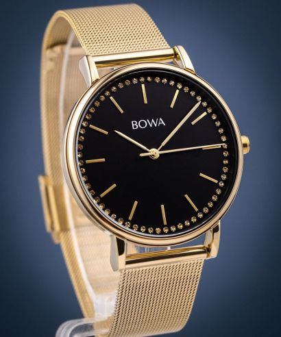 Hodinky dámské BOWA Rio Black-Gold Mesh 38