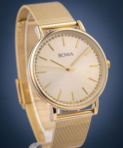 Hodinky dámské BOWA Rio Full Gold Mesh 38