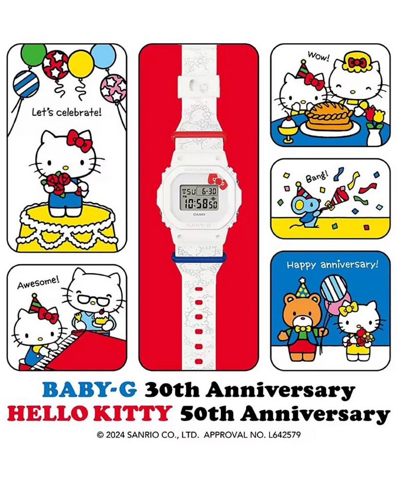 Hodinky Casio BABY-G Sport 30th & Hello Kitty 50th Anniversaries Special Edition