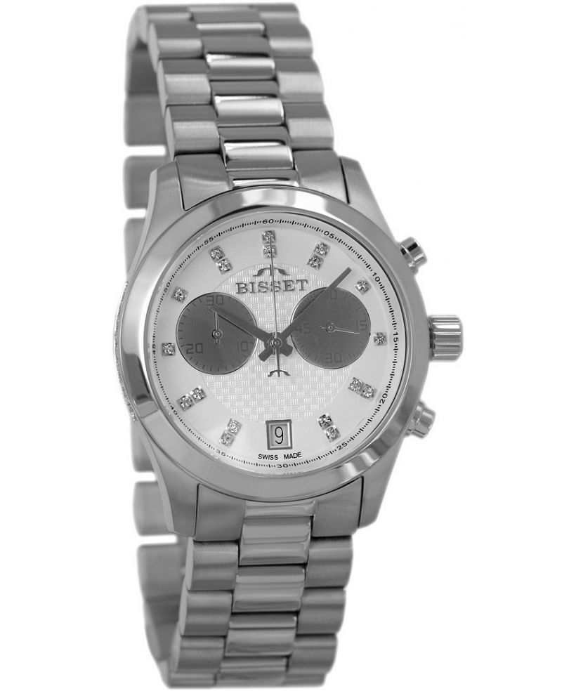 Dámské hodinky Bisset Funky Chronograph Outlet BSBE22SIWS05AX-outlet