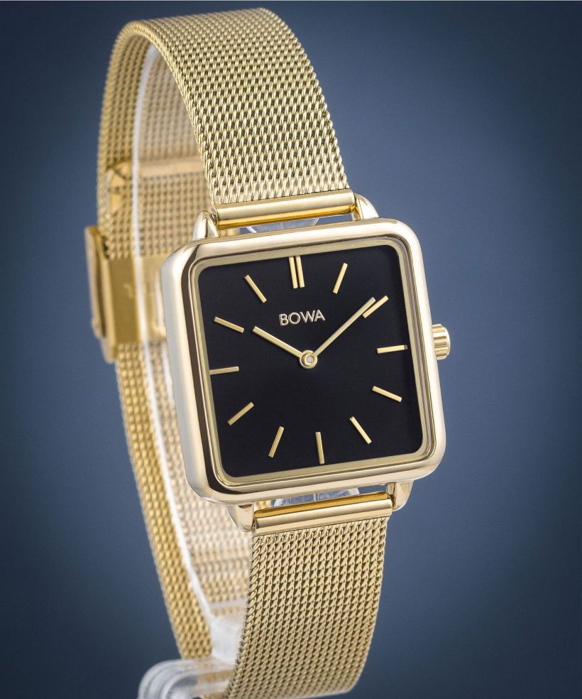 Hodinky BOWA Vienna Black Gold Mesh 29