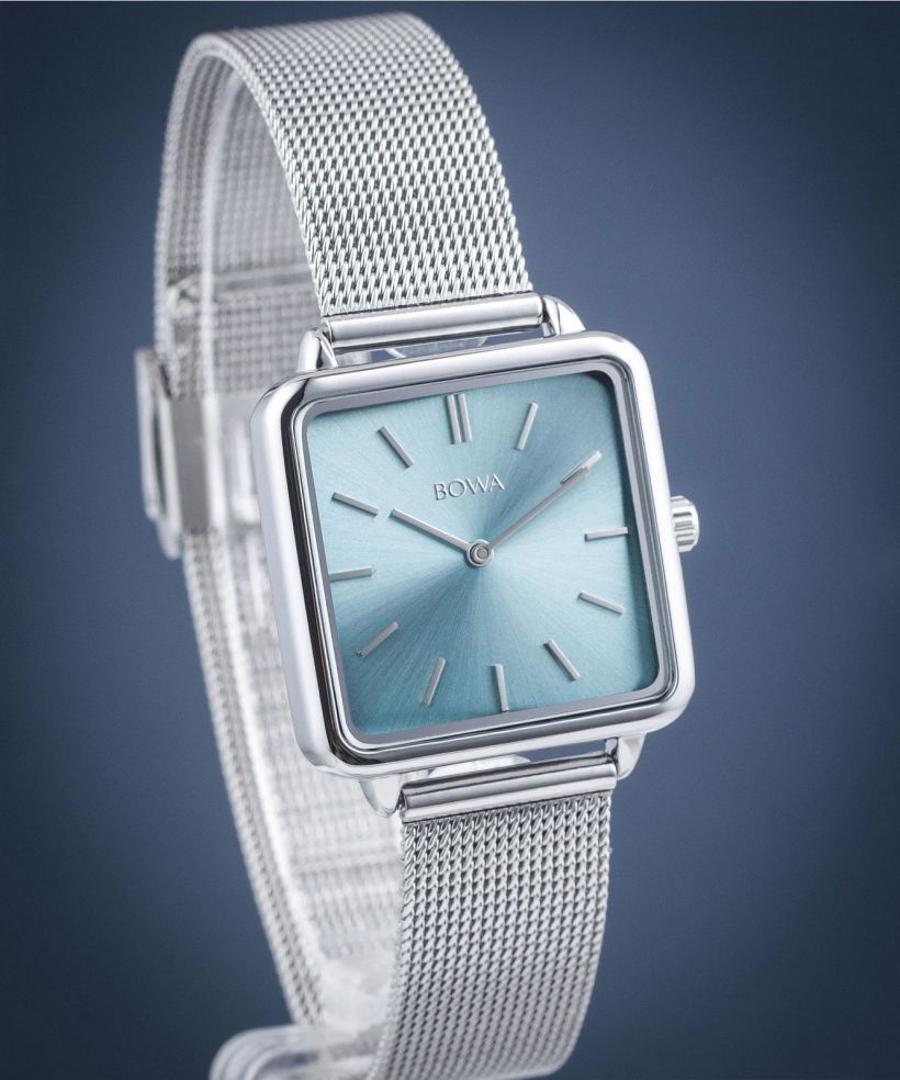 Hodinky BOWA Vienna Ice-Blue Silver Mesh 29