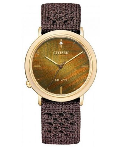 Hodinky dámské Citizen Sapphire Diamonds Solar Gift Set