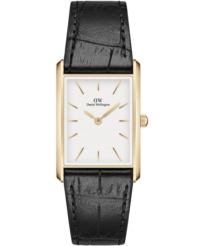 Hodinky Daniel Wellington Bound Black Crocodile Gold 22