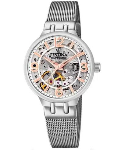 Dámské hodinky Festina Automatic Skeleton F20579/1