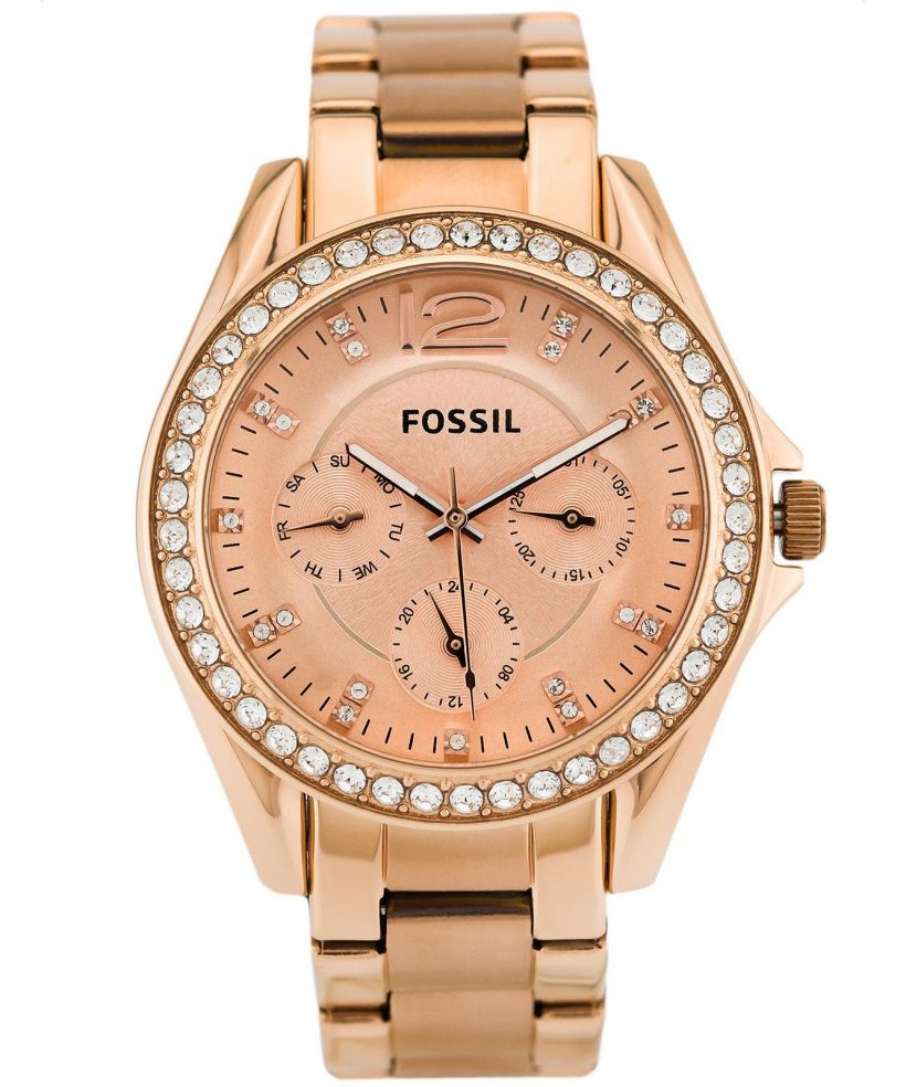 Dámské hodinky Fossil Classic Rosegold ES2811