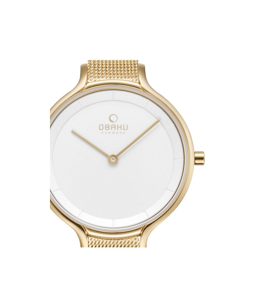 Dámské hodinky Obaku Kyst Gold V228LXGIMG
