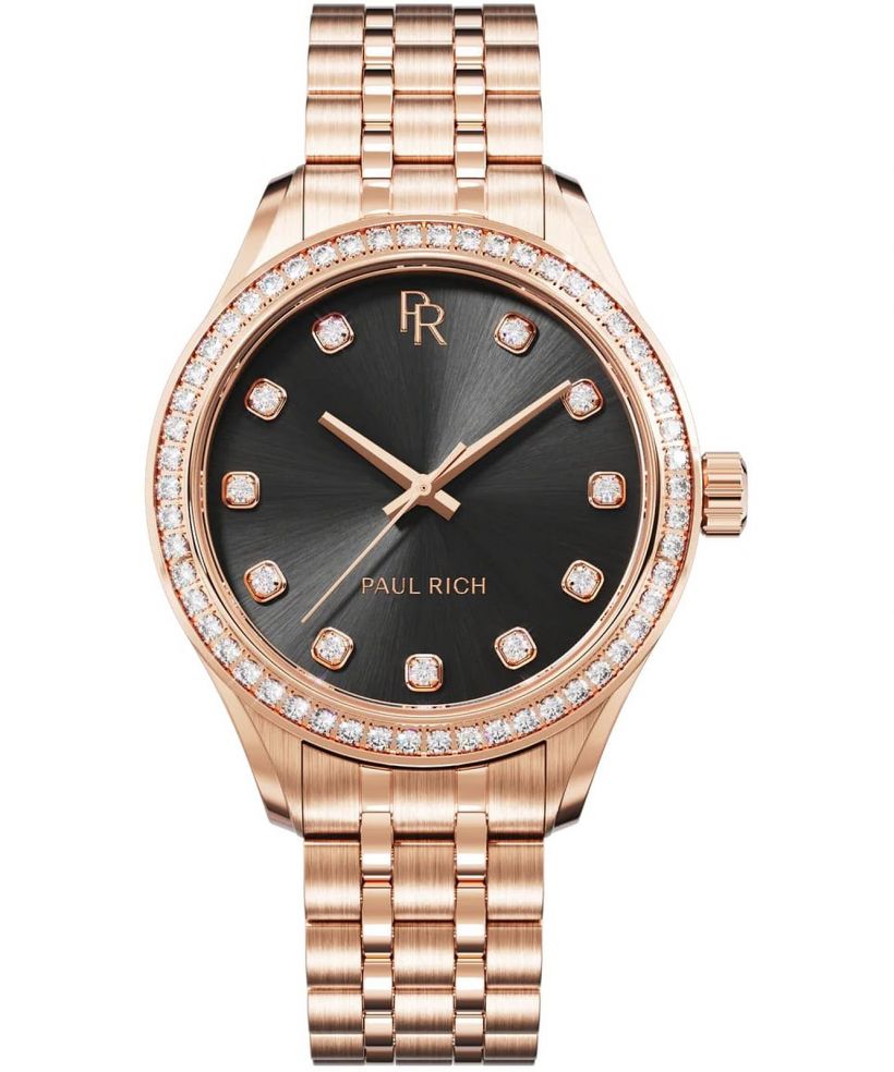 Hodinky Paul Rich Crystelle Rose Gold Black