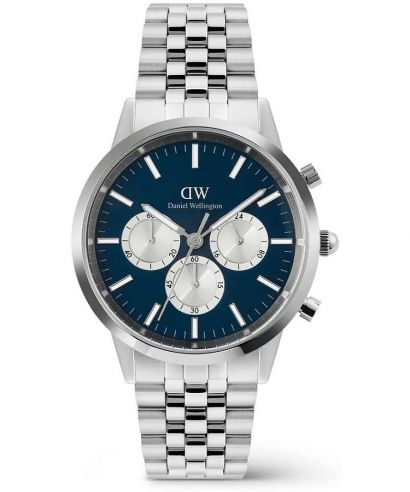 Hodinky unisex Daniel Wellington Iconic Arch 5-Link Arctic Panda Chronograph