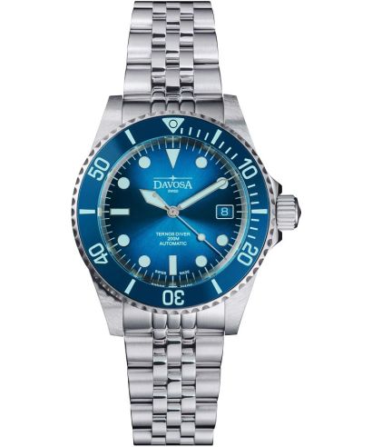 Hodinky pánské Davosa Ternos Diver Blue Lagoon Automatic Chronograph Limited Edition