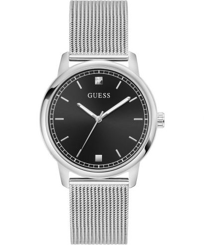 Hodinky pánské Guess Mens Silver Tone