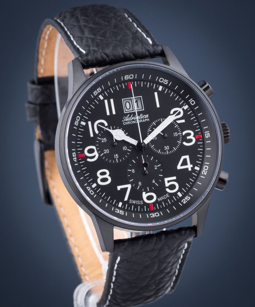 Pánské hodinky Adriatica Aviator Chronograph A1076.B224CH