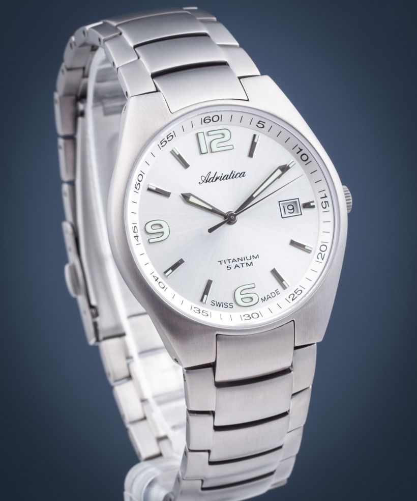 Pánské hodinky Adriatica Classic Titanium A1069.4153Q