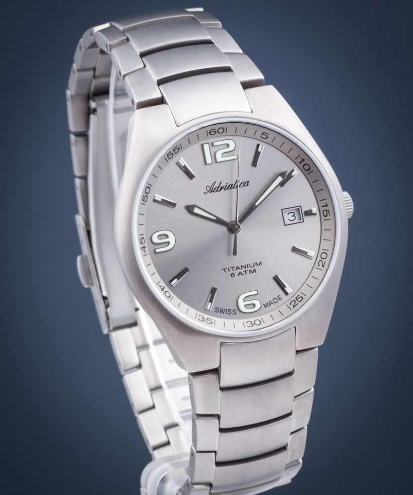 Pánské hodinky Adriatica Classic Titanium A1069.4157Q