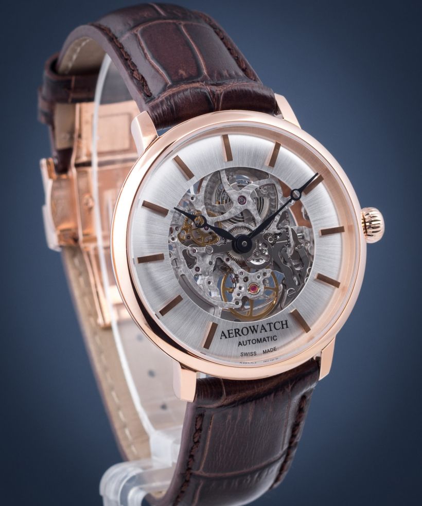 Pánské hodinky Aerowatch Heritage Slim Automatic 67975-RO01-SQ