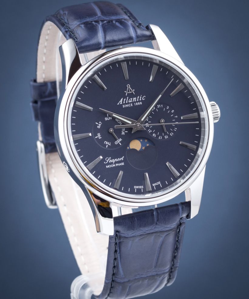 Pánské hodinky Atlantic Seaport Moon Phase 56550.41.51