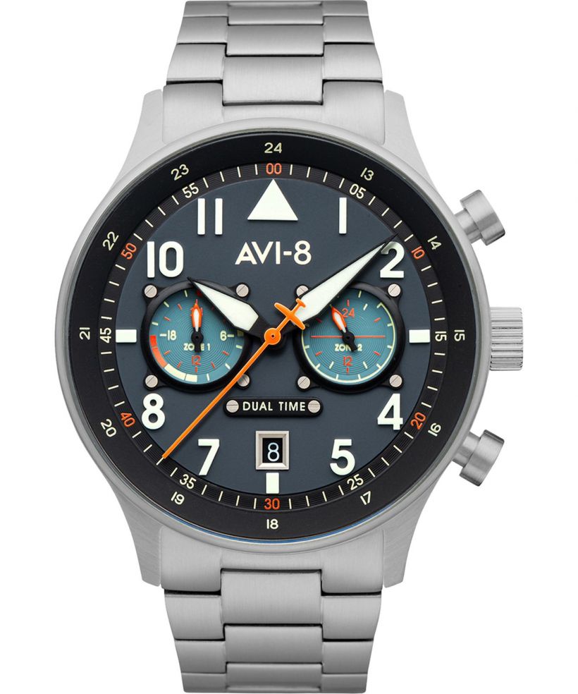 Pánské hodinky AVI-8 Hawker Hurricane Carey Dual Time Gutersloh