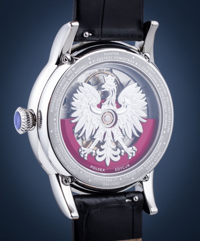 Pánské hodinky Aviator Douglas Day-Date Polish Limited Edition