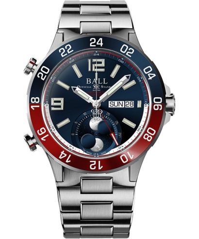 Hodinky pánské Ball Roadmaster Marine GMT Moon Phase Limited Edition