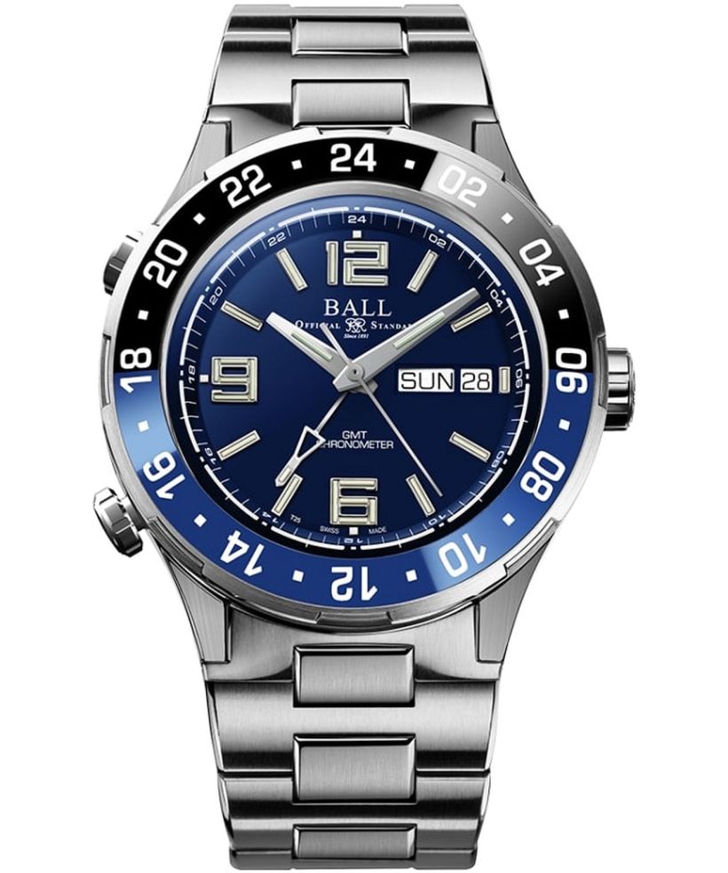 Hodinky pánské Ball Roadmaster Marine GMT Titanium Automatic Limited Edition