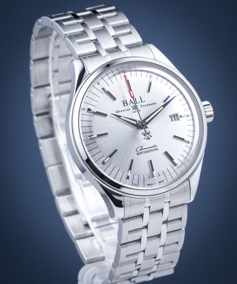 Hodinky pánské Ball Trainmaster Manufacture 80 Hours Automatic Chronometer