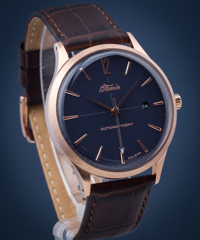 Pánské hodinky Błonie Automatic Limited Edition Jantar 2