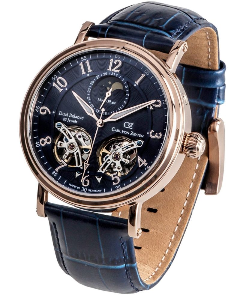 Pánské hodinky Carl von Zeyten Murg Twin Balance Automatic CVZ0054RBL