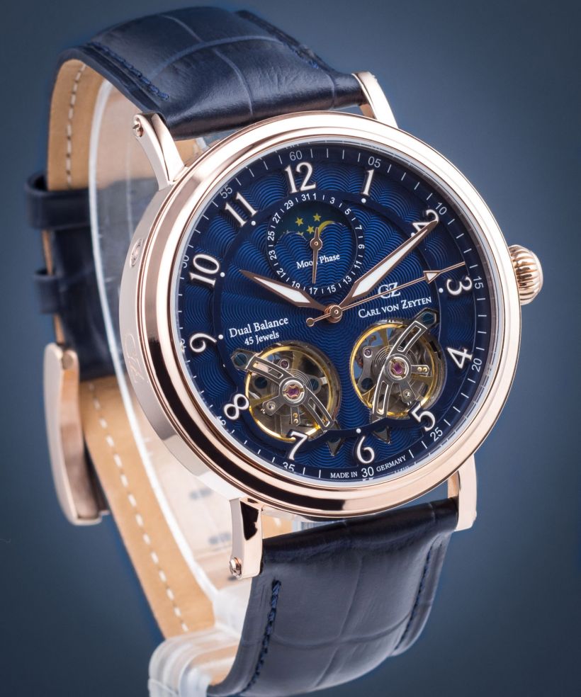 Pánské hodinky Carl von Zeyten Murg Twin Balance Automatic CVZ0054RBL