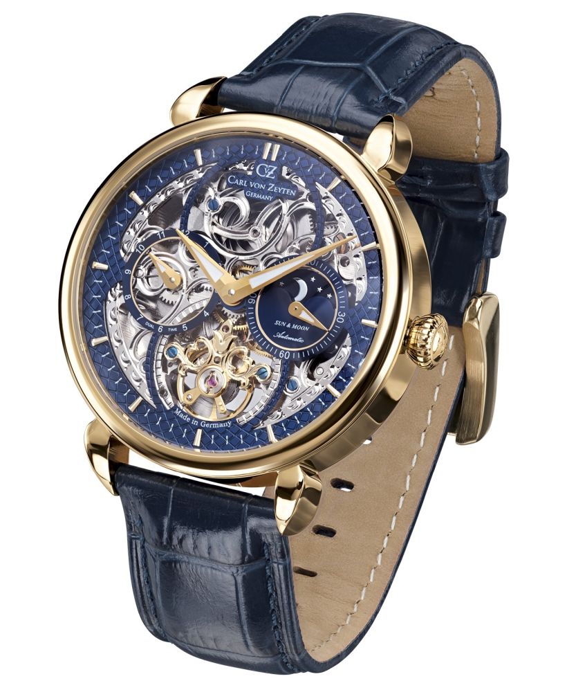 Pánské hodinky Carl von Zeyten Zeyten Neukirch Skeleton Automatic CVZ0005GBL