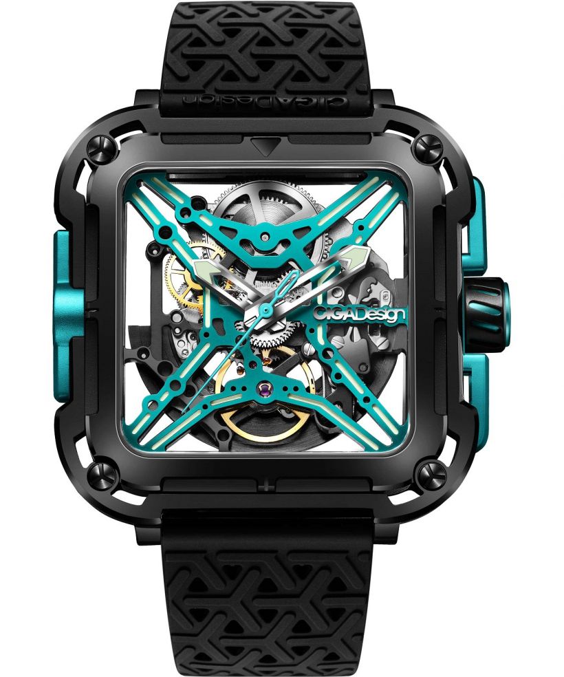 Hodinky Ciga Design X Series Gorilla Modern Skeleton Ceramic Limited Edition