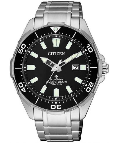 Hodinky pánské Citizen Promaster Professional Diver Titanium Eco-Drive