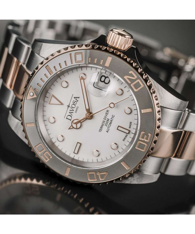 Pánské hodinky Davosa Ternos Ceramic Diver Automatic 161.555.63