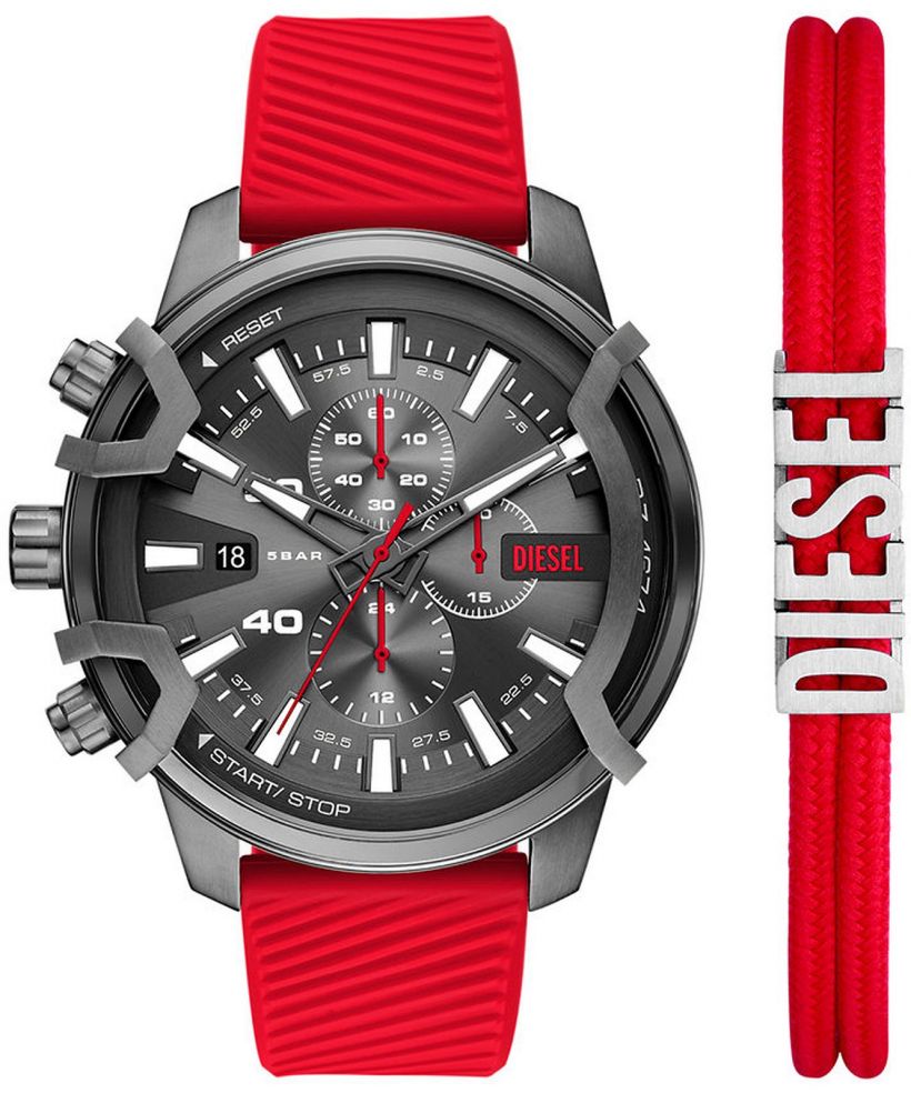 Hodinky Diesel Griffed Chronograph SET