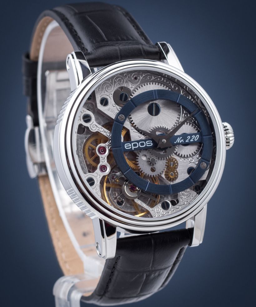 Pánské hodinky Epos Oeuvre d'Art Verso Skeleton Limited Edition 3435.313.20.16.25