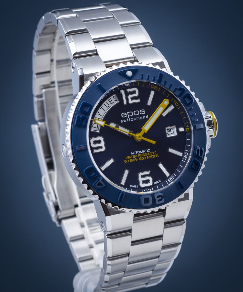 Pánské hodinky Epos Sportive Day Date Diver Automatic