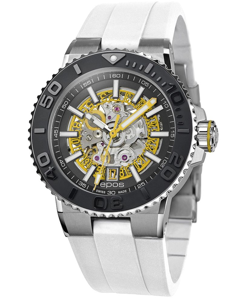 Pánské hodinky Epos Sportive Diver Skeleton Automatic 3441.135.20.15.50