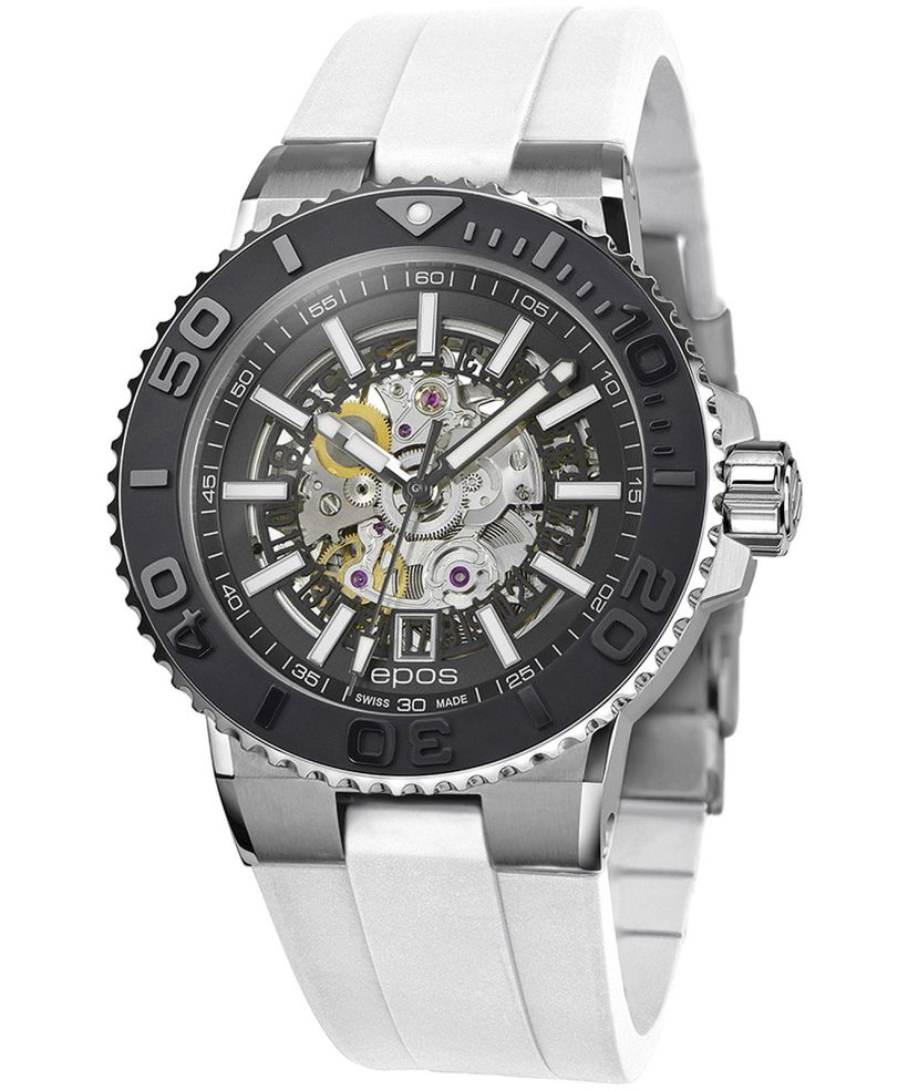 Pánské hodinky Epos Sportive Diver Skeleton Automatic 3441.135.25.15.50