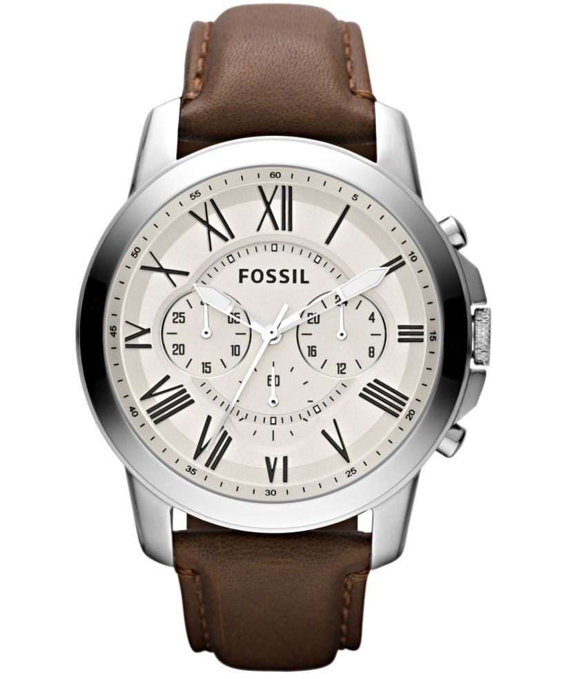 Pánské hodinky Fossil Grant Leather FS4735