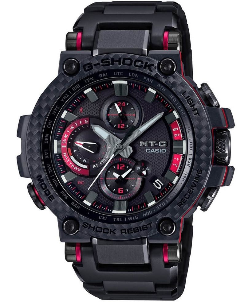Hodinky pánské G-SHOCK Exclusive Metal Twisted G Carbon Bezel Bluetooth Sync Radio Solar Limited