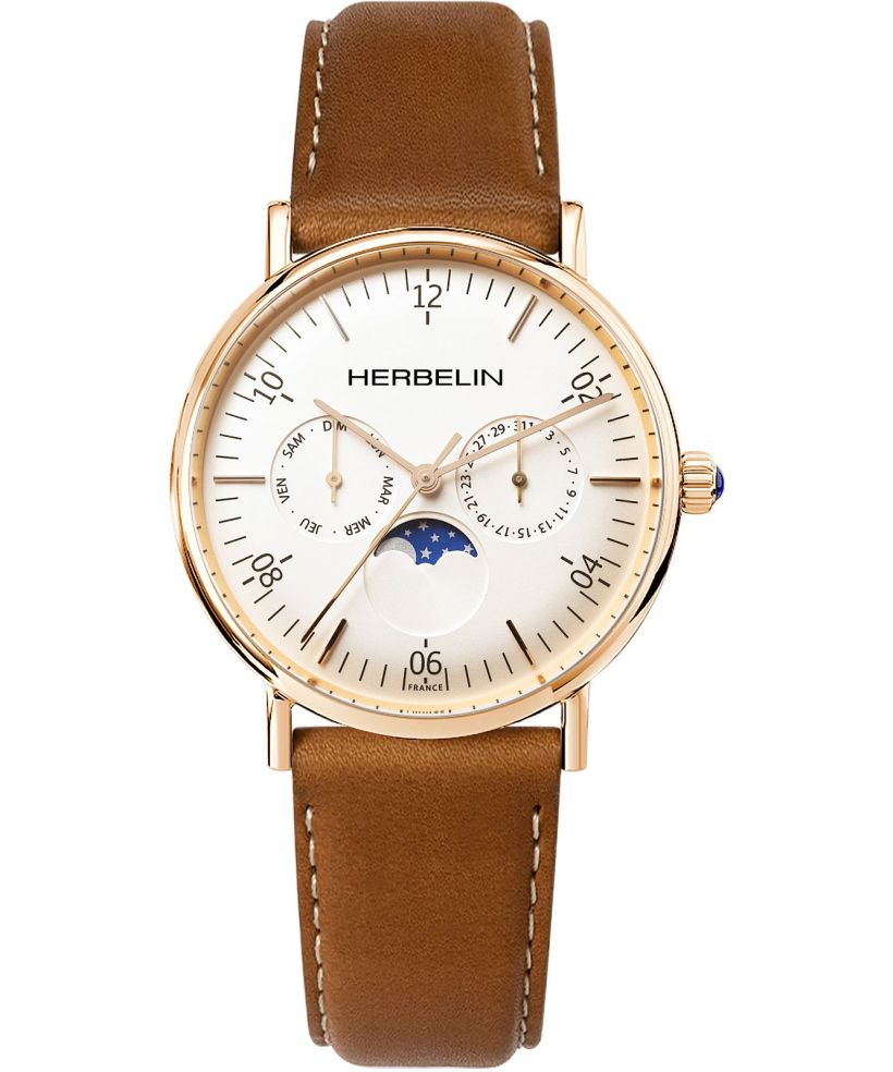Pánské hodinky Herbelin Inspiration Moon Phase 12747/PR11GO