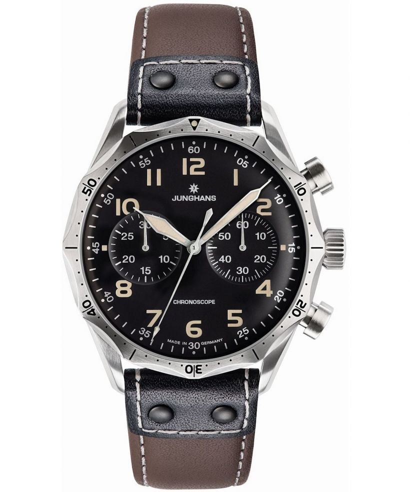Pánské hodinky Junghans Meister Pilot Automatic Chronograph 027/3591.00