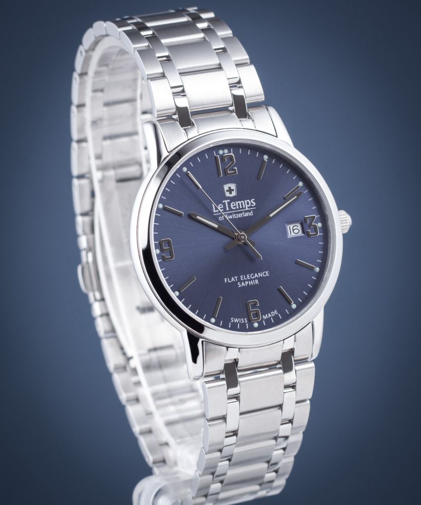 Pánské hodinky Le Temps Flat Elegance LT1087.08BS01