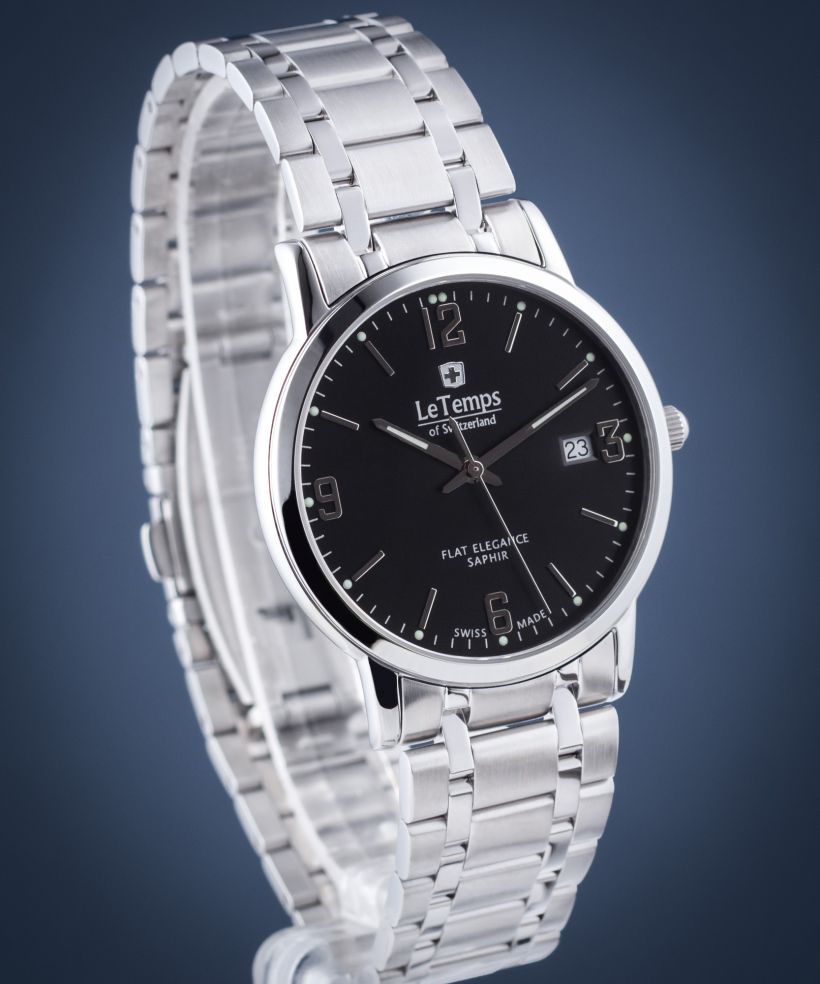 Pánské hodinky Le Temps Flat Elegance LT1087.09BS01