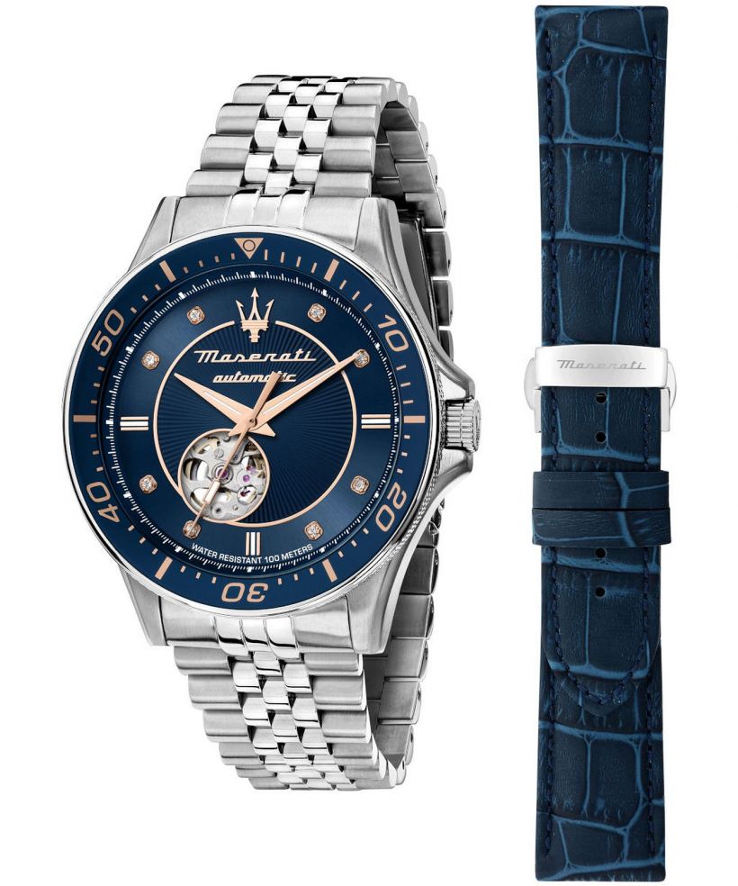 Hodinky Maserati Sfida Open Heart Automatic SET