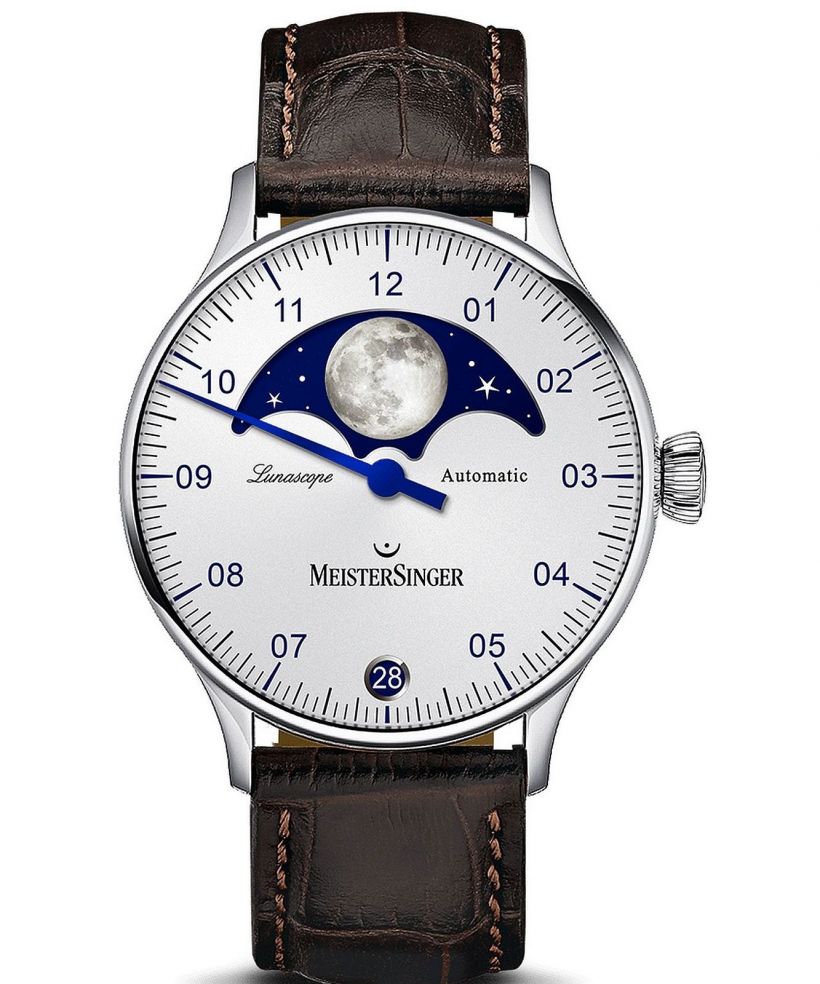 Pánské hodinky Meistersinger Lunascope Automatic LS901_SG02
