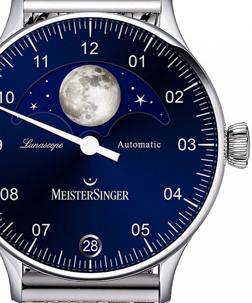 Pánské hodinky Meistersinger Lunascope Automatic LS908_MIL20