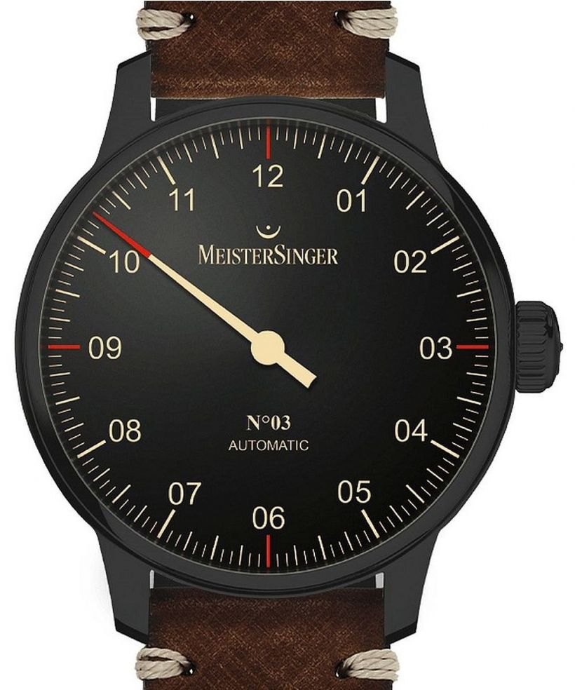Pánské hodinky Meistersinger N°03 Automatic AM902BL_SVSL02